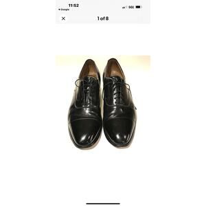 Johnston & Murphy Optima Black Leather Dress Shoes